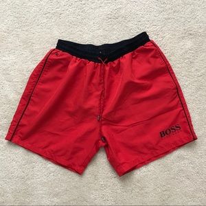 Hugo Boss Swim Trunks - Red